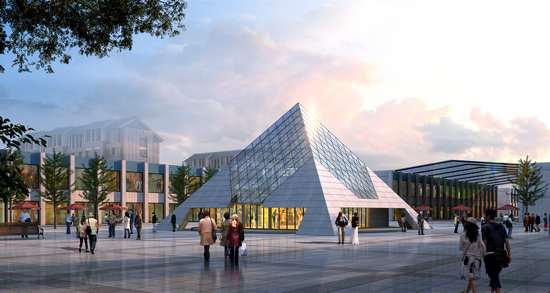 昌平金字塔网架